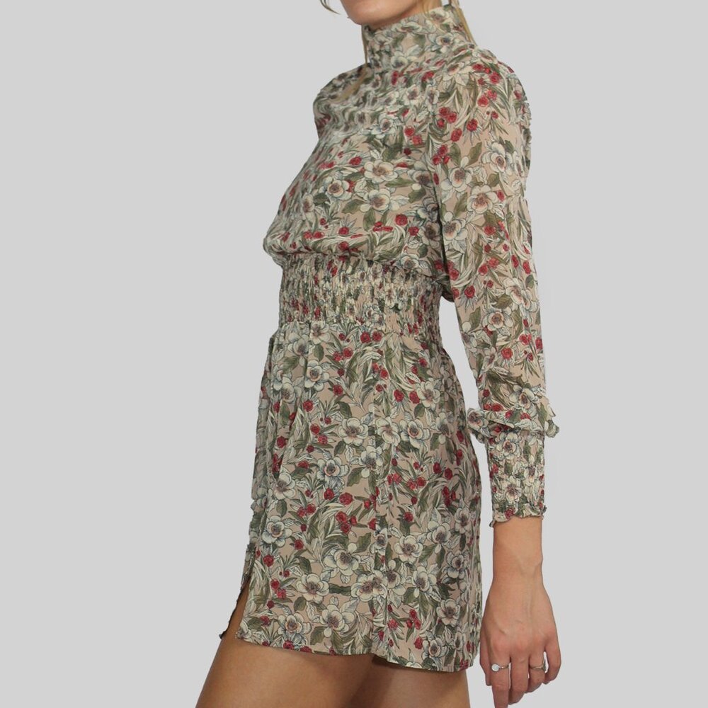 Paper Crane Floral Mini Dress
